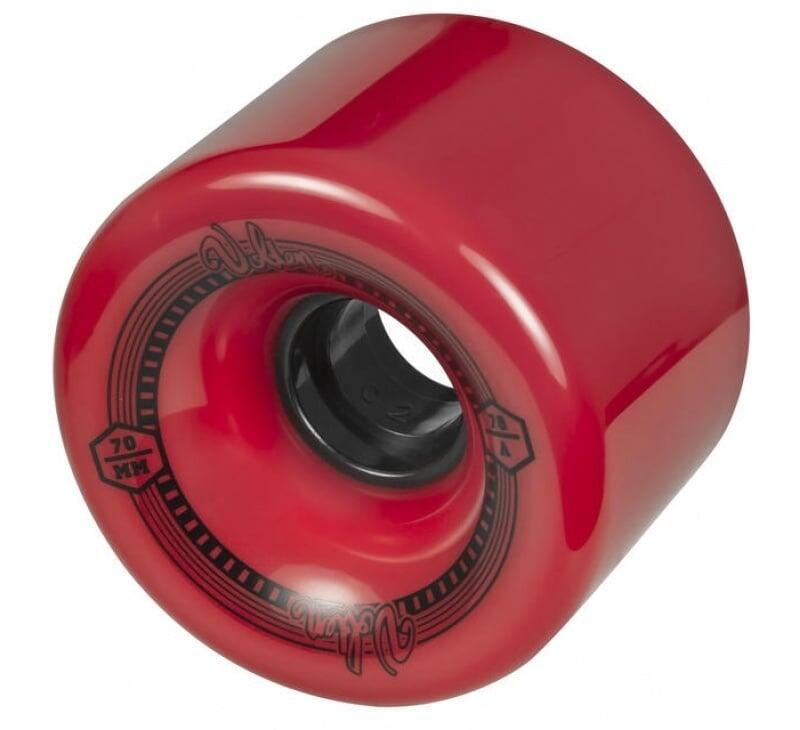 Bigcat Longboard wielen Red 70mm 3/3