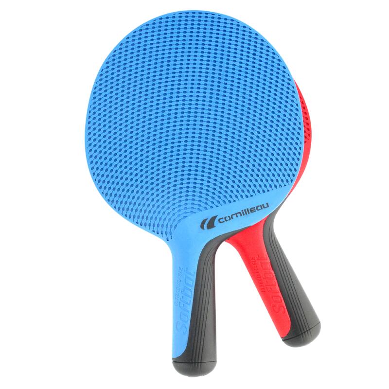 CORNILLEAU Set di racchette da esterno tennis tavolo adulto Softbat Pack Duo, Blu