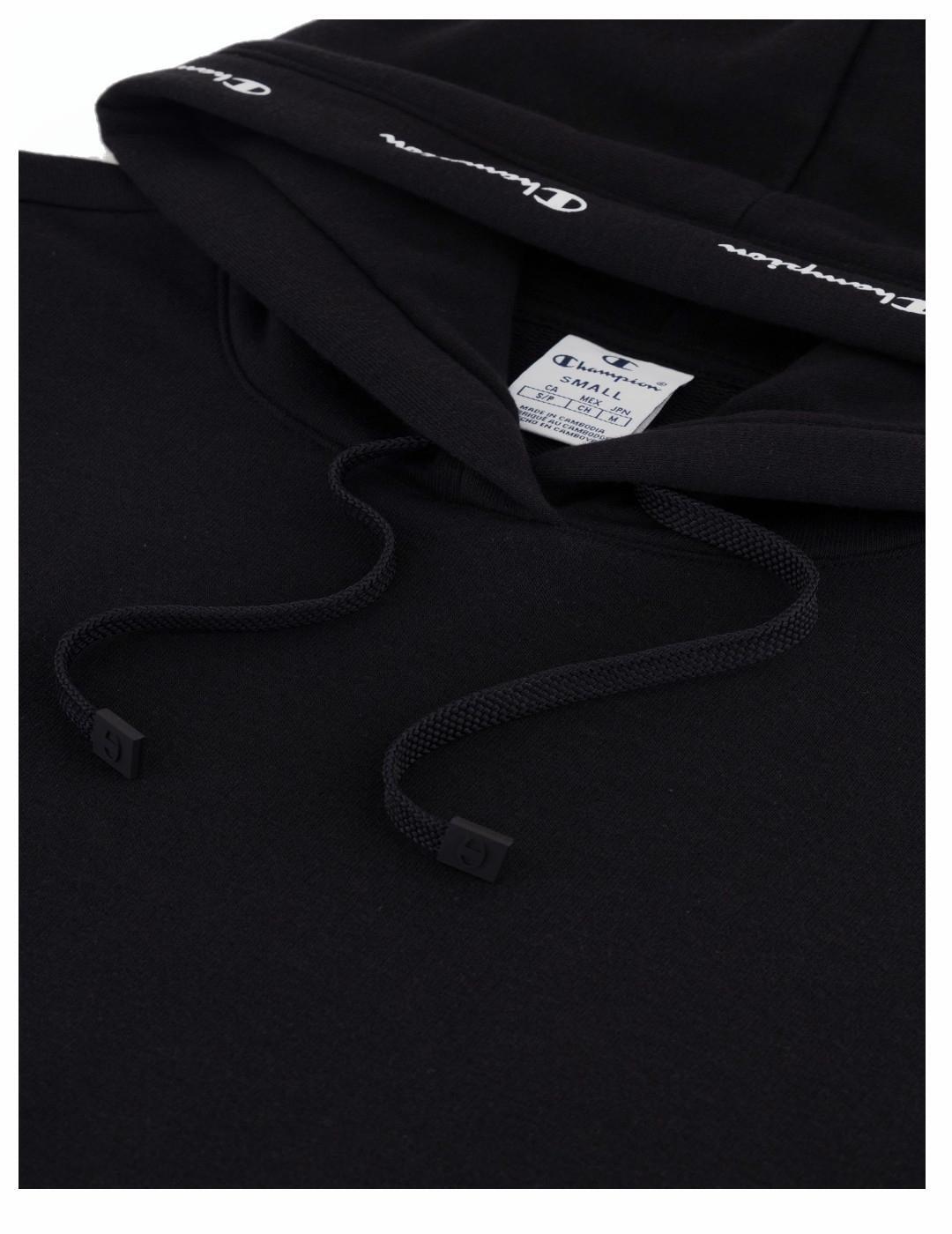 Sweat à capuche pour femme Champion noir 4/4