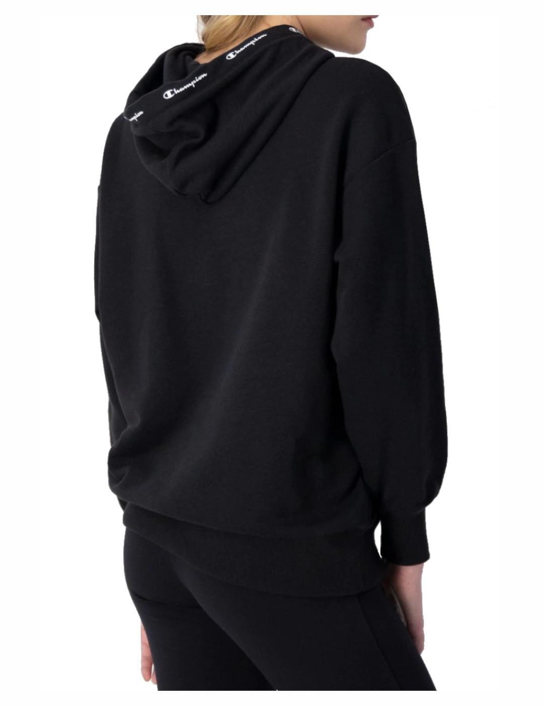 Sweat à capuche pour femme Champion noir 2/4