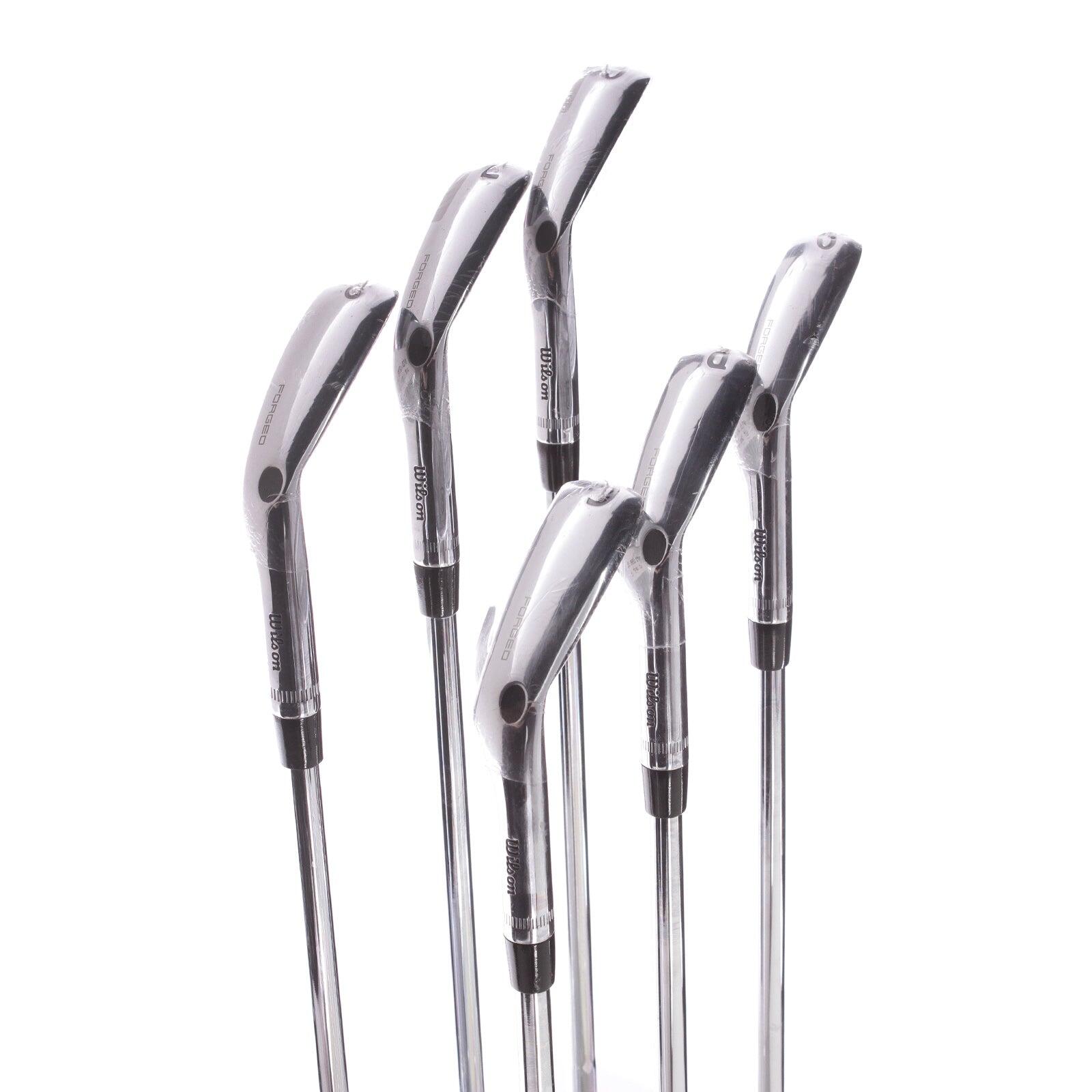 USED Iron Set 6pwgw Wilson Staff Staff Model CB Steel Stiff Shaft