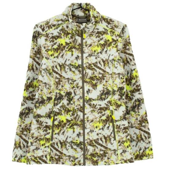 Fleecejacke Moonrise Aop in Braun