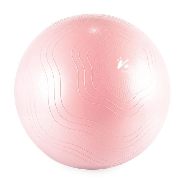 Ballon Vivid Fitness Swiss Ball 75 cm rose pastel résistant 4/7
