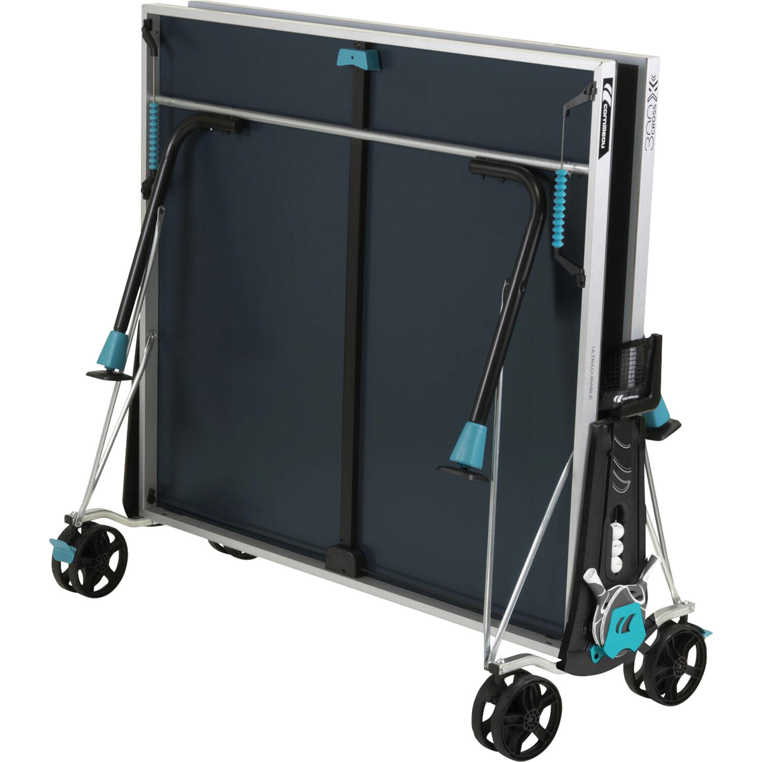 300X Sport Outdoor Table Tennis Table - Blue 6/8