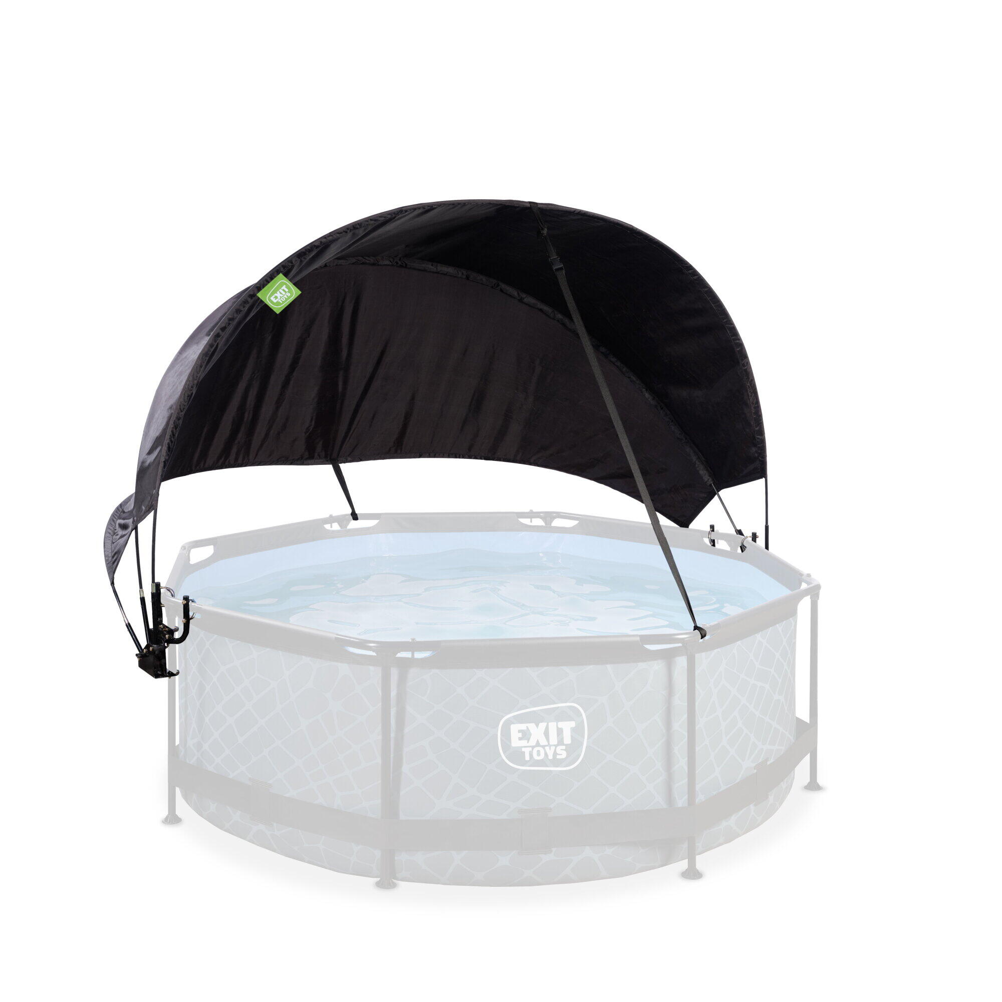 Exit Toys - Voile D'Ombrage Piscine Ø244cm - Universel - Bâche Piscine - Noir - Taille Unique - Decathlon