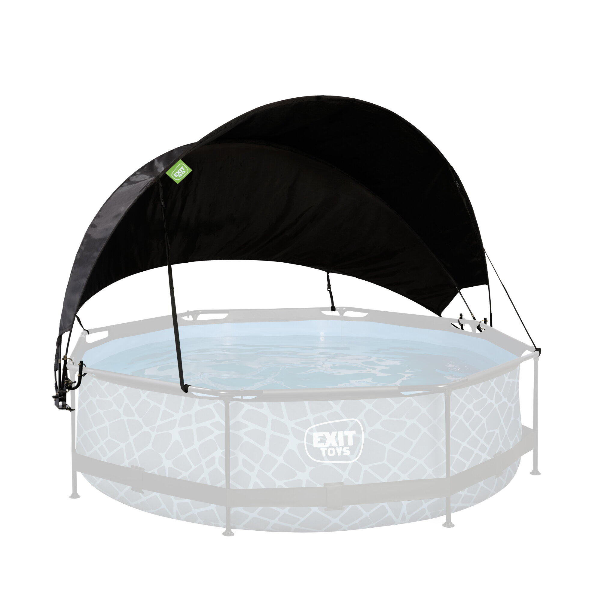 Exit Toys - Voile D'Ombrage Piscine Ø300cm - Universel - Bâche Piscine - Noir - 300 Cm - Decathlon