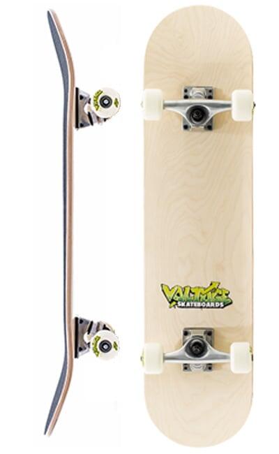 Voltage Graffiti Logo Yellow Skateboard 3/3
