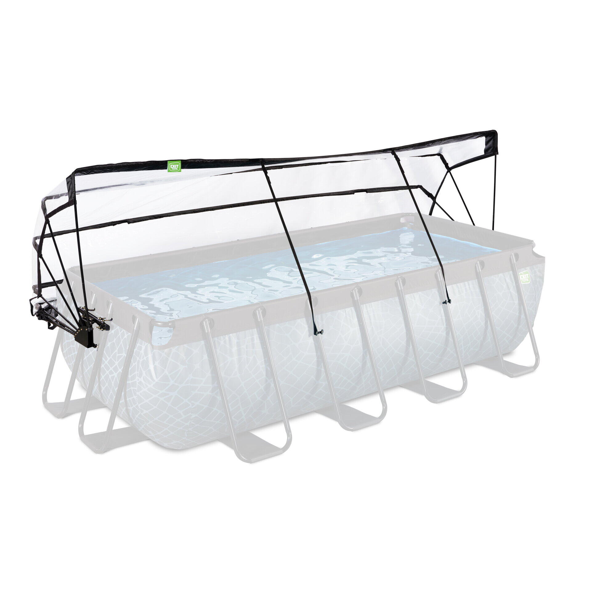 ◆タチカワ◆バーチカル◆W4200×H1940◆Z-2507BL5◆ Zwembad overkapping 400x200cm - universeel | Decathlon