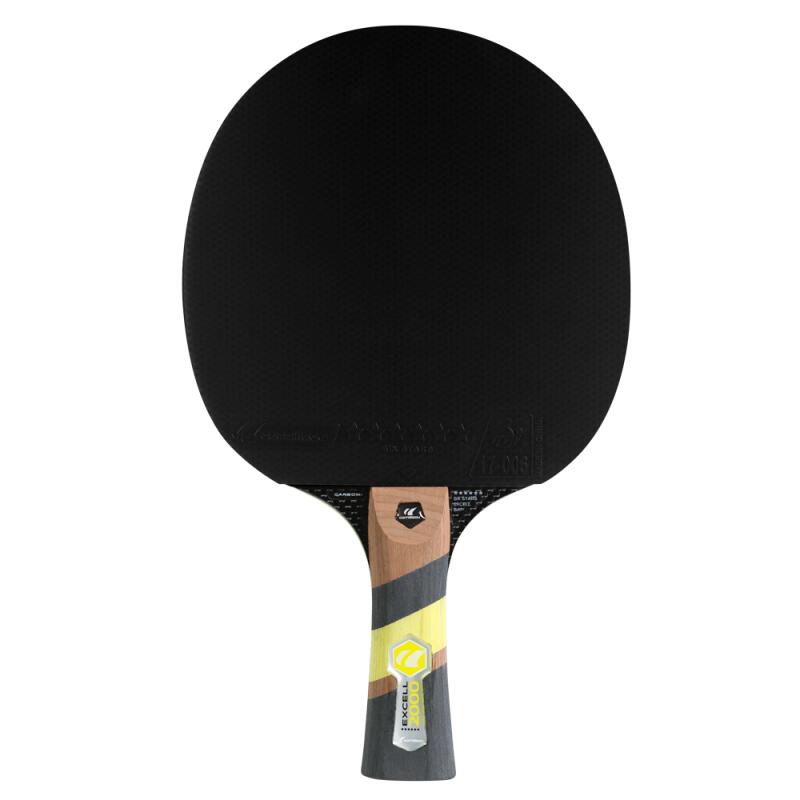 Cornilleau - Raquette Excell 2000 Carbon - Raquette De Tennis De Table - Noir - Concave - Decathlon
