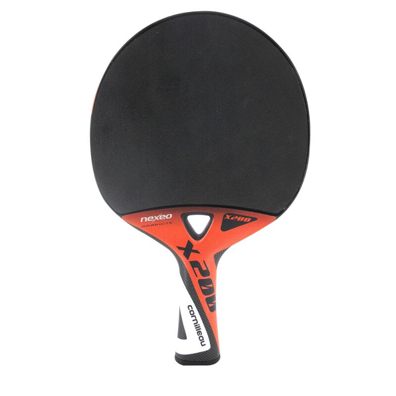 Cornilleau - Raquette De Ping-pong Nexeo X200 Graphite - Raquette De Tennis De Table - Noir - Concave - Decathlon