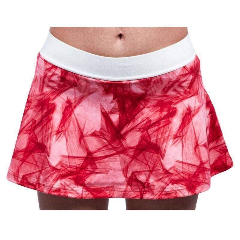 Drop Shot Lyra - Gonna a padella da donna rosso 3/5