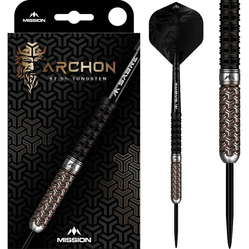MISSION Mission Archon Darts - Steel Tip - 97.5% - Black & Bronze PVD