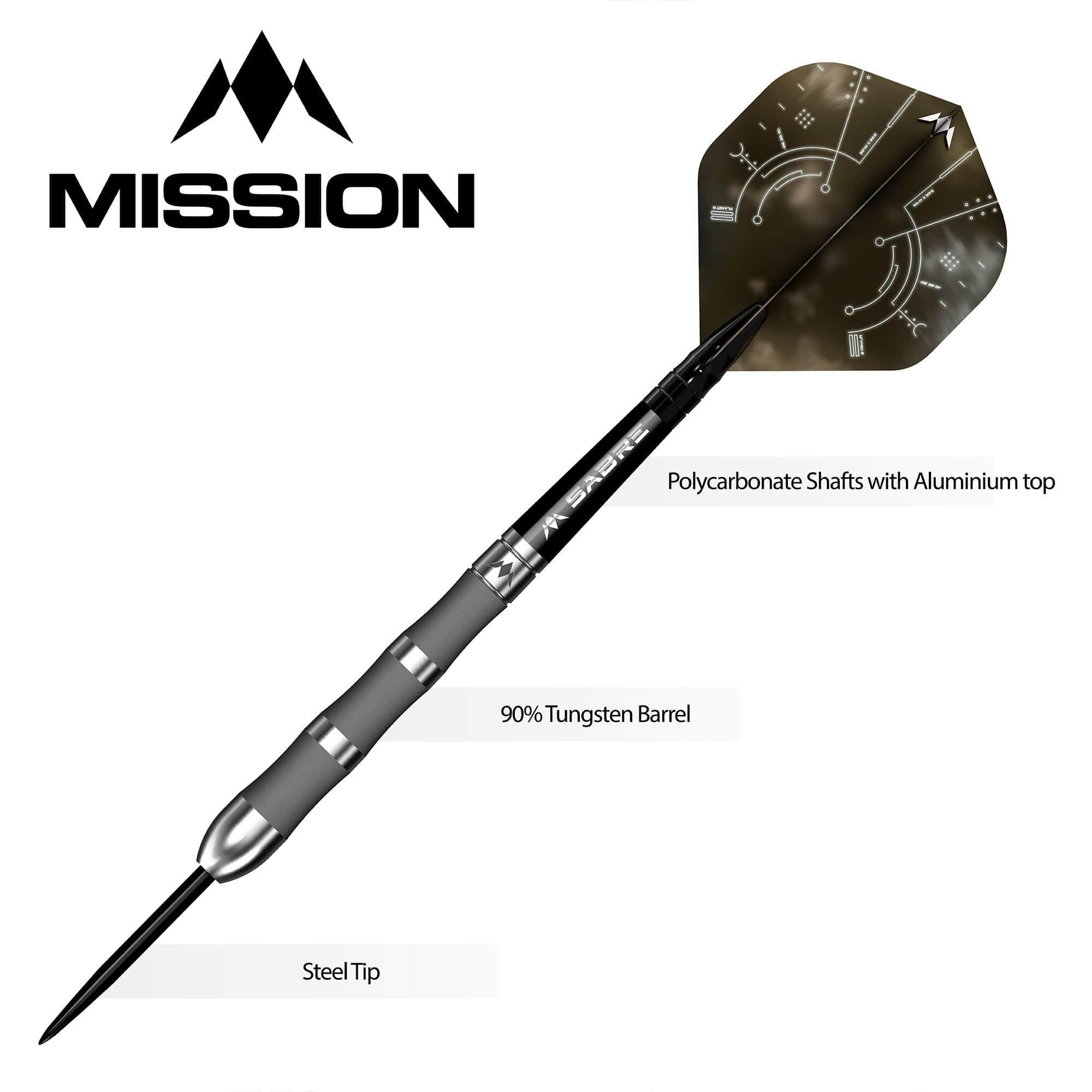 Mission Saturn Darts - Steel Tip - 90% Tungsten - Fenrir 2/5