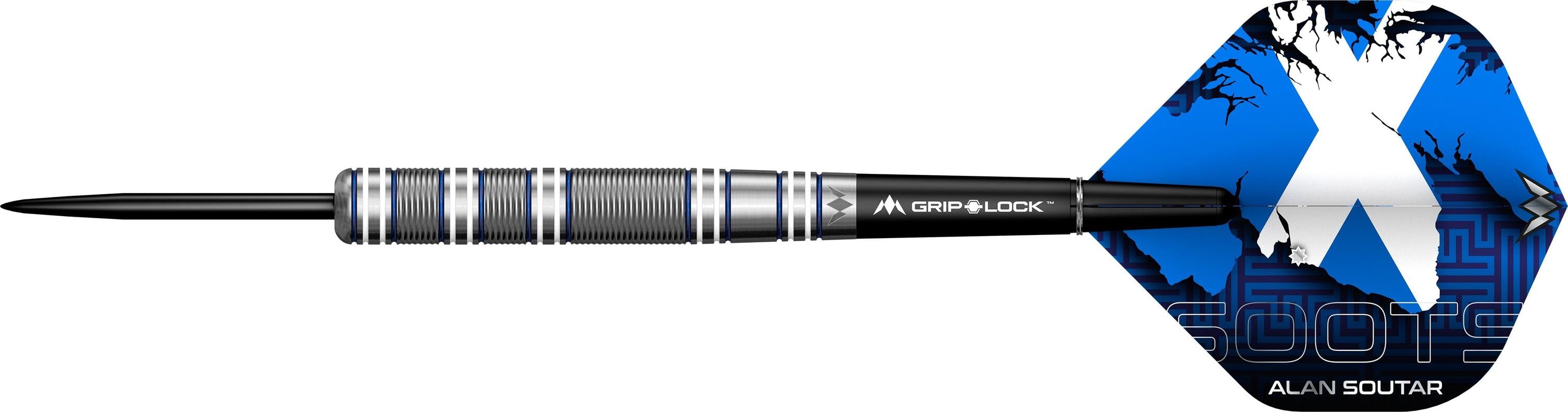 Mission Alan Soutar Darts - Steel Tip - Soots - Blue & White 6/6