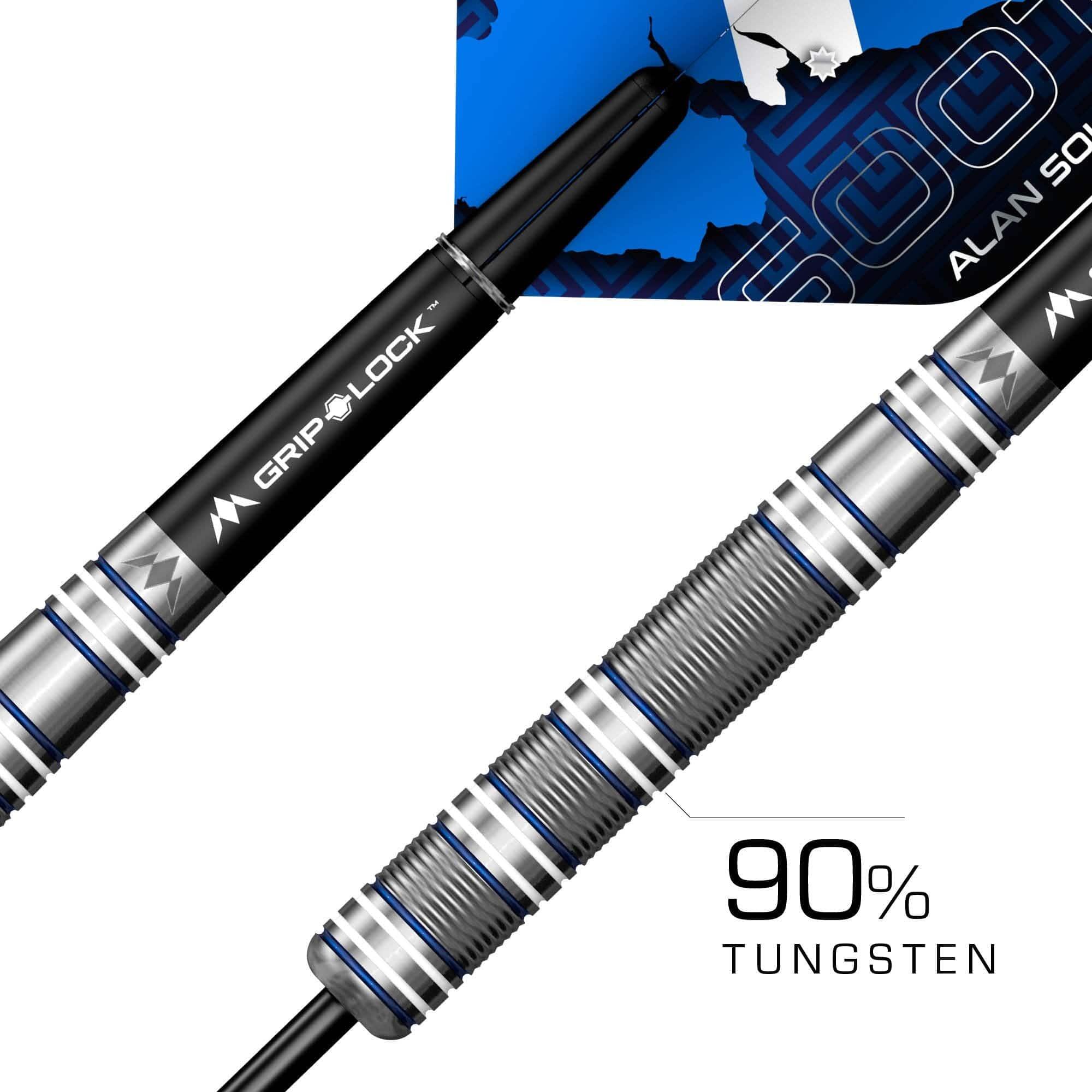 Mission Alan Soutar Darts - Steel Tip - Soots - Blue & White 5/6