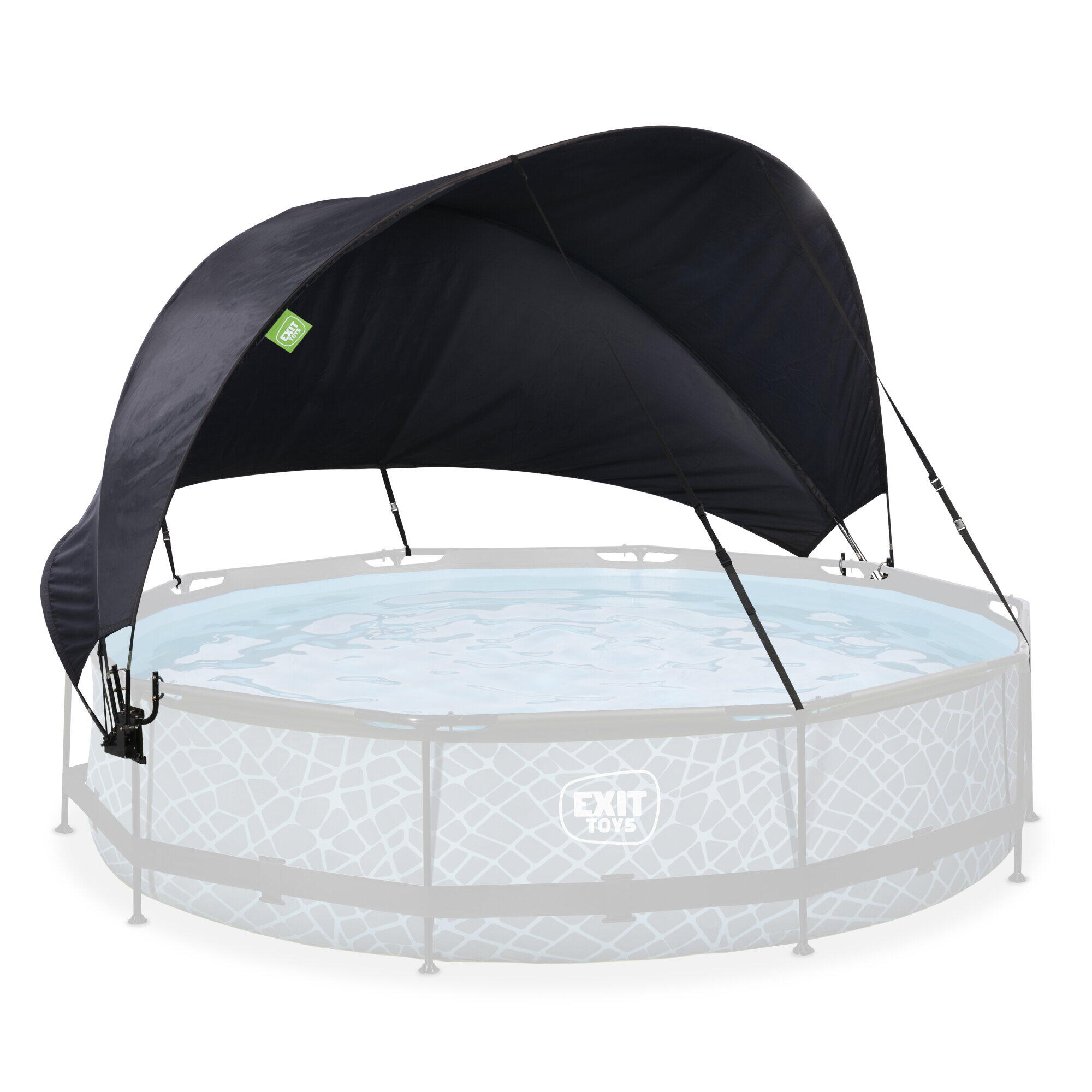 Exit Toys - Voile D'Ombrage Piscine Ø360cm - Universel - Bâche Piscine - Noir - Taille Unique - Decathlon