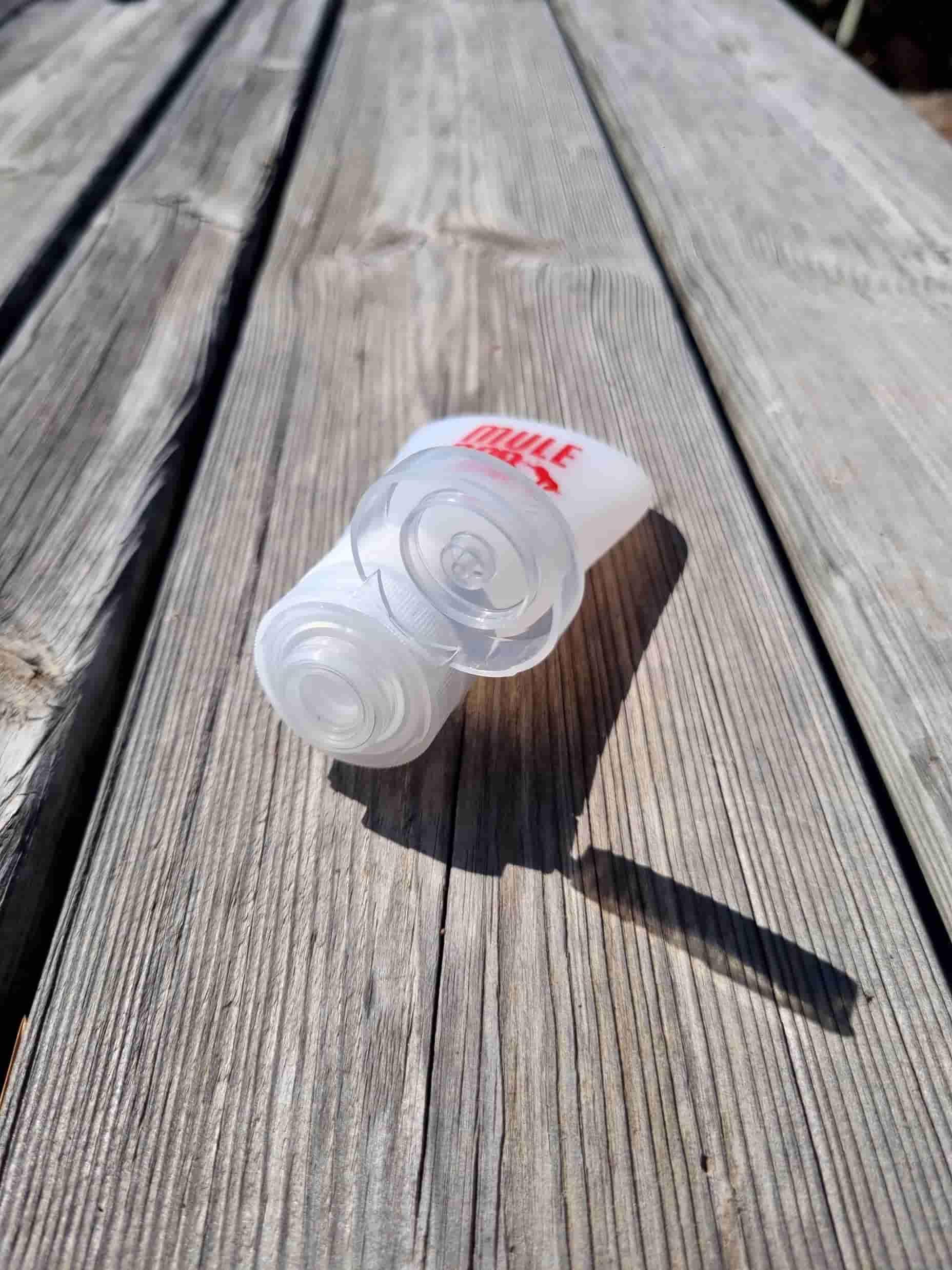 Fiole réutilisable en silicone 60ml pour les gels énergétiques Mulebar 6/6