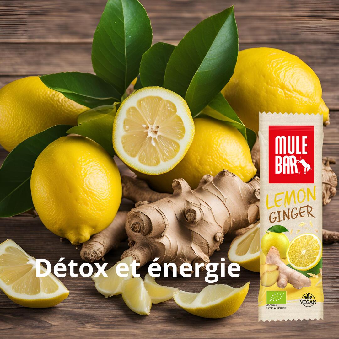 15 barres énergétiques aux céréales - bio - vegan - 40g - Citron - Gingembre 6/6