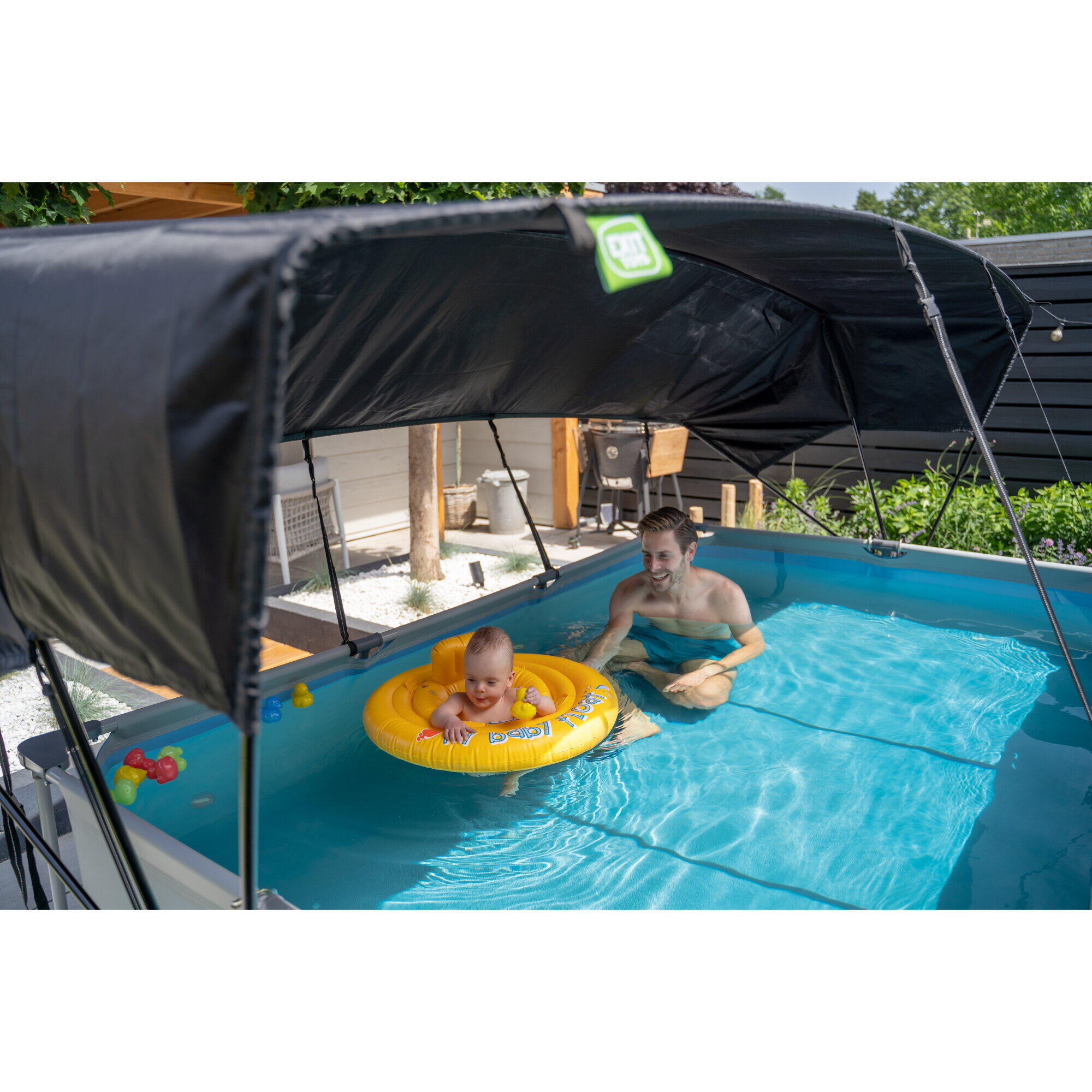 Voile d'ombrage piscine 300x200cm - universel 3/5
