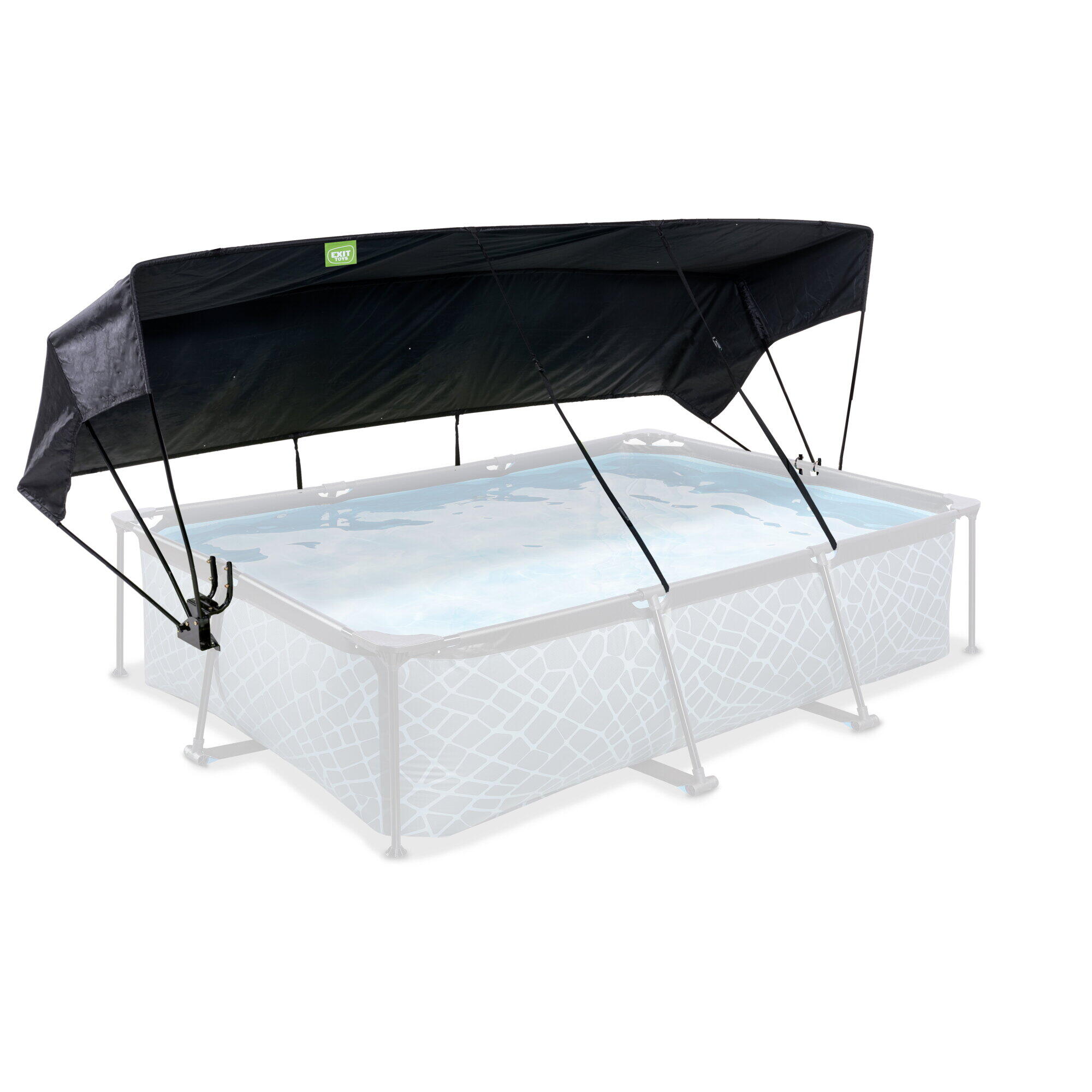 Exit Toys - Voile D'Ombrage Piscine 300x200cm - Universel - Bâche Piscine - Noir - 300 Cm - Decathlon