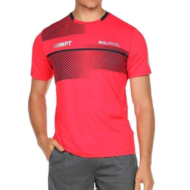 Camisa bullpadel WPT Redullu Carmesi Fluor 5/5