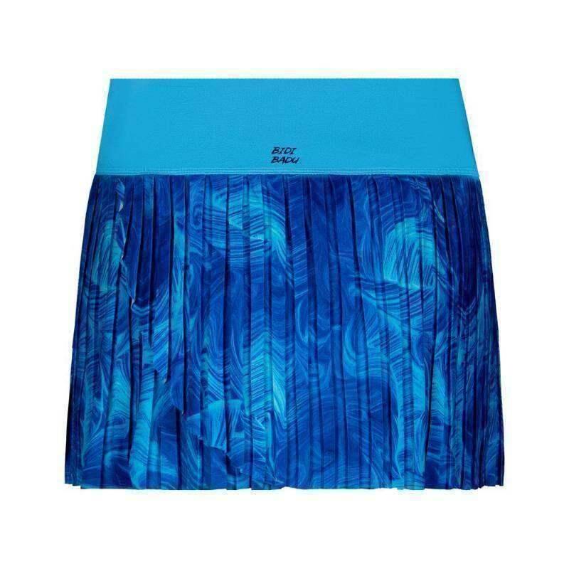 Inaya Tech Plissee Skort - red/ blue 4/7
