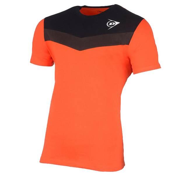 DUNLOP T-Shirt Dunlop Essential Crew Tee Kids (Laranja,Preto)