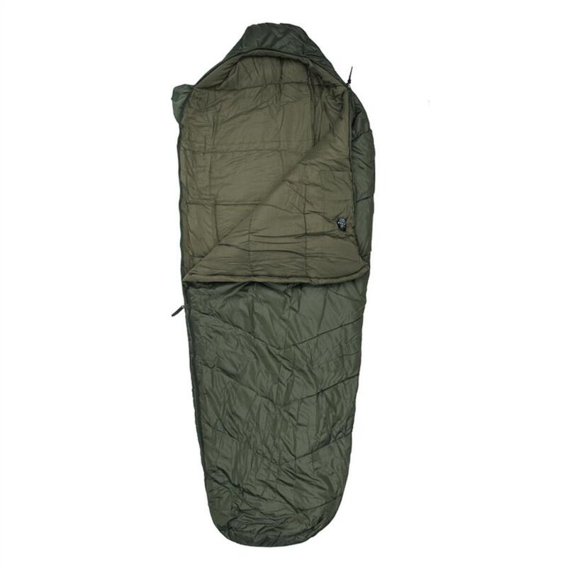 Mummyslaapzak Modulair 0°C 230 x 86 cm - Groen - volwassenen