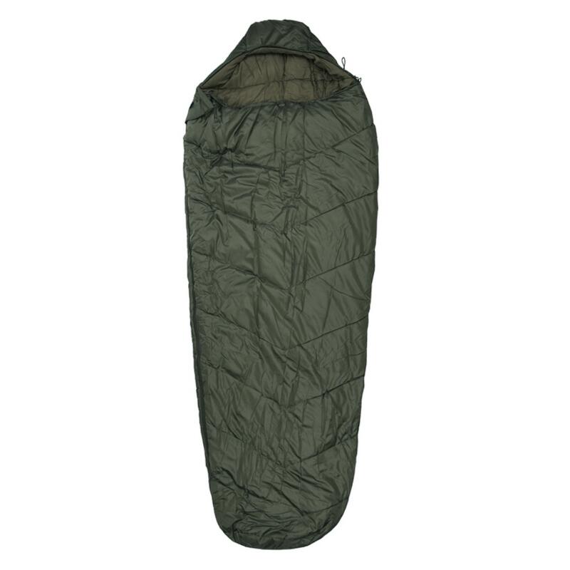 Mummyslaapzak Modulair 0°C 230 x 86 cm - Groen - volwassenen