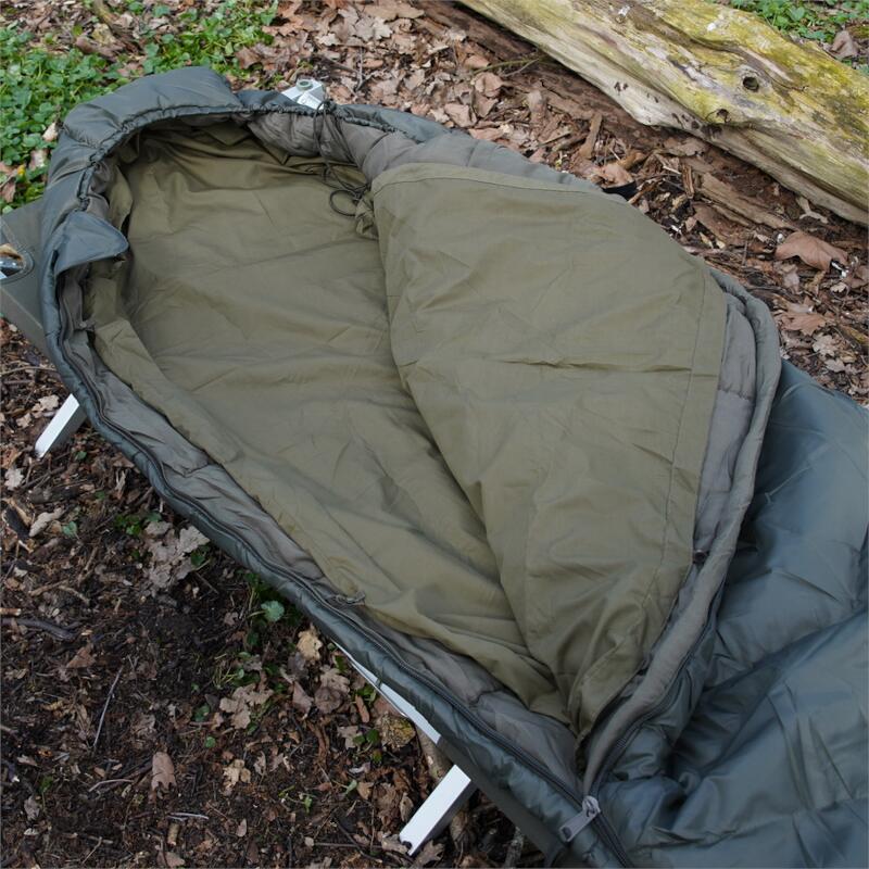 Sac de couchage momie modulaire 230 x 86 cm-Vert - adultes 3/5