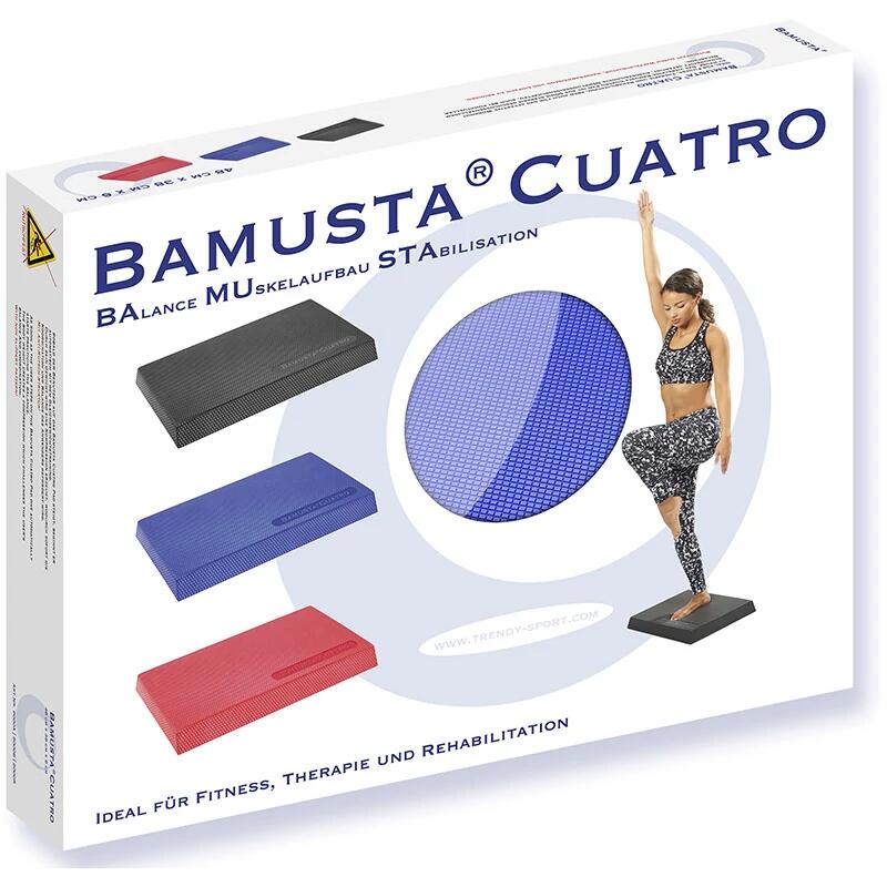 Tavola di equilibrio quadrata Trendy Bamusta Cuatro 48x39x6 cm, grigia 7/7