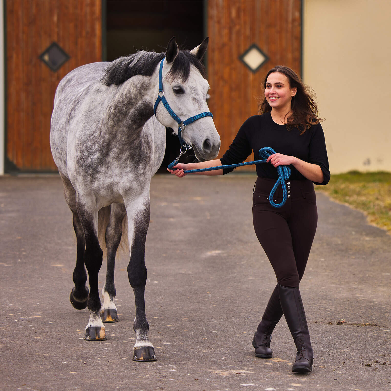 Ensemble licol et longe pour cheval Horze Chicago 4/4