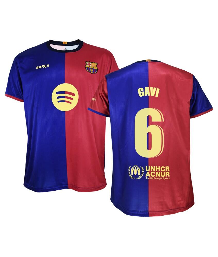 FC BARCELONA Camisola Gavi Principal Futebol FC Barcelona Réplica Oficial 24/25 - Adulto