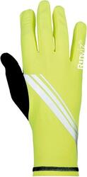 Gants de course unisexe taille L - Runviz Bolt Jaune Hi-Vis
