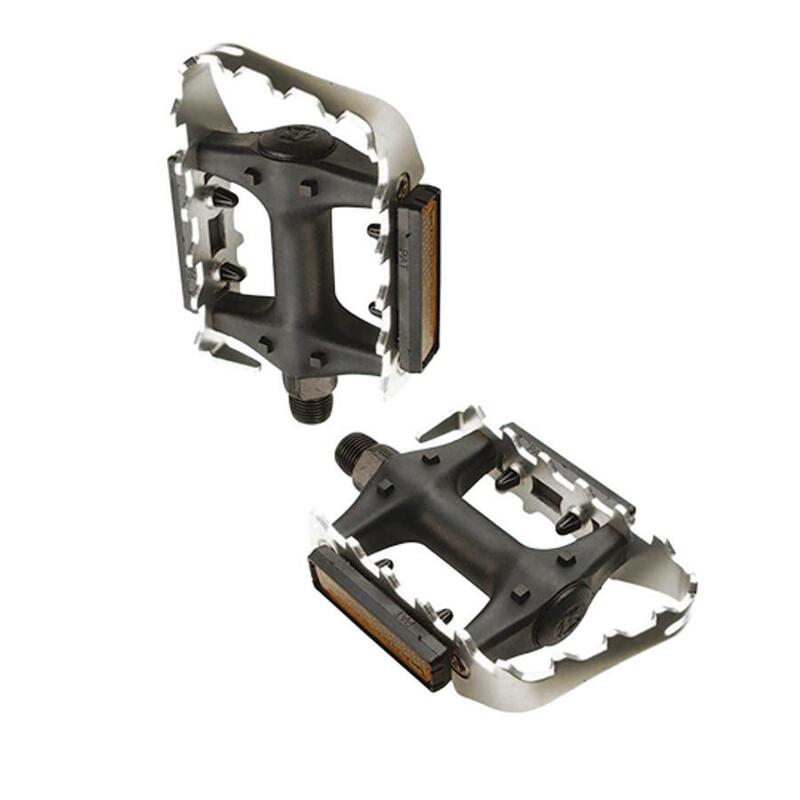 Aluminium pedalen met hars behuizing en aanpasbare voetsteun Optimiz 9/16