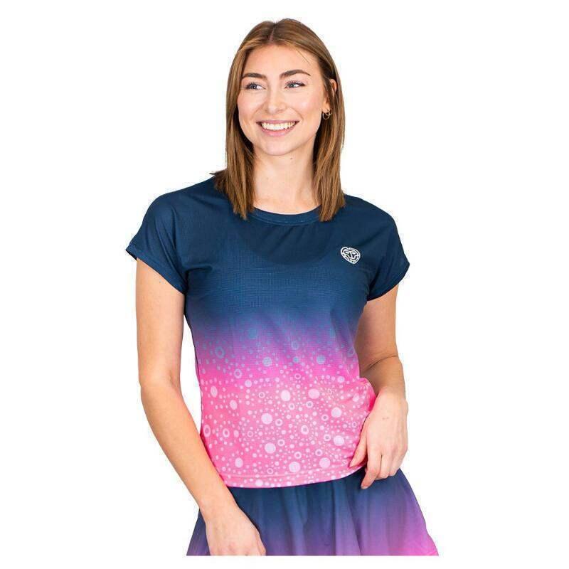 Camiseta Bidi Badu Colortwist Rosa Azul Oscuro Mujer 5/7