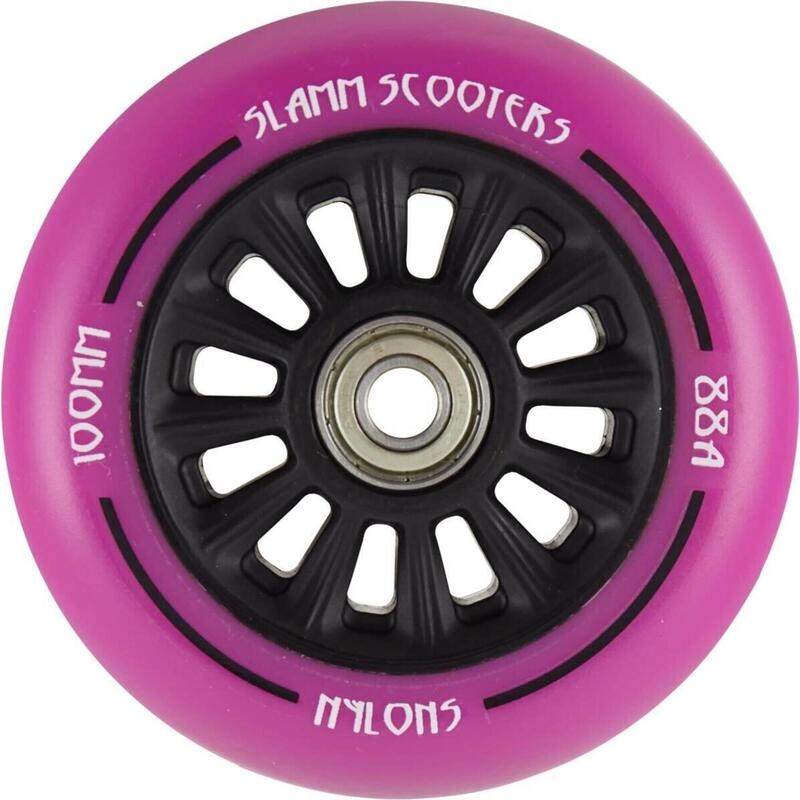 Slamm Nylon Core 100mm Roată Trotinetă Freestyle - 100mm - Violet