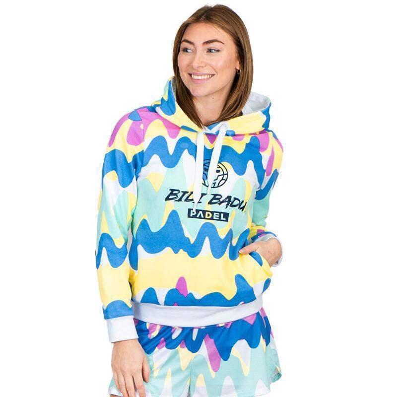 Sudadera Bidi Badu Good Vibes Chill Blanco Mix Mujer 5/7