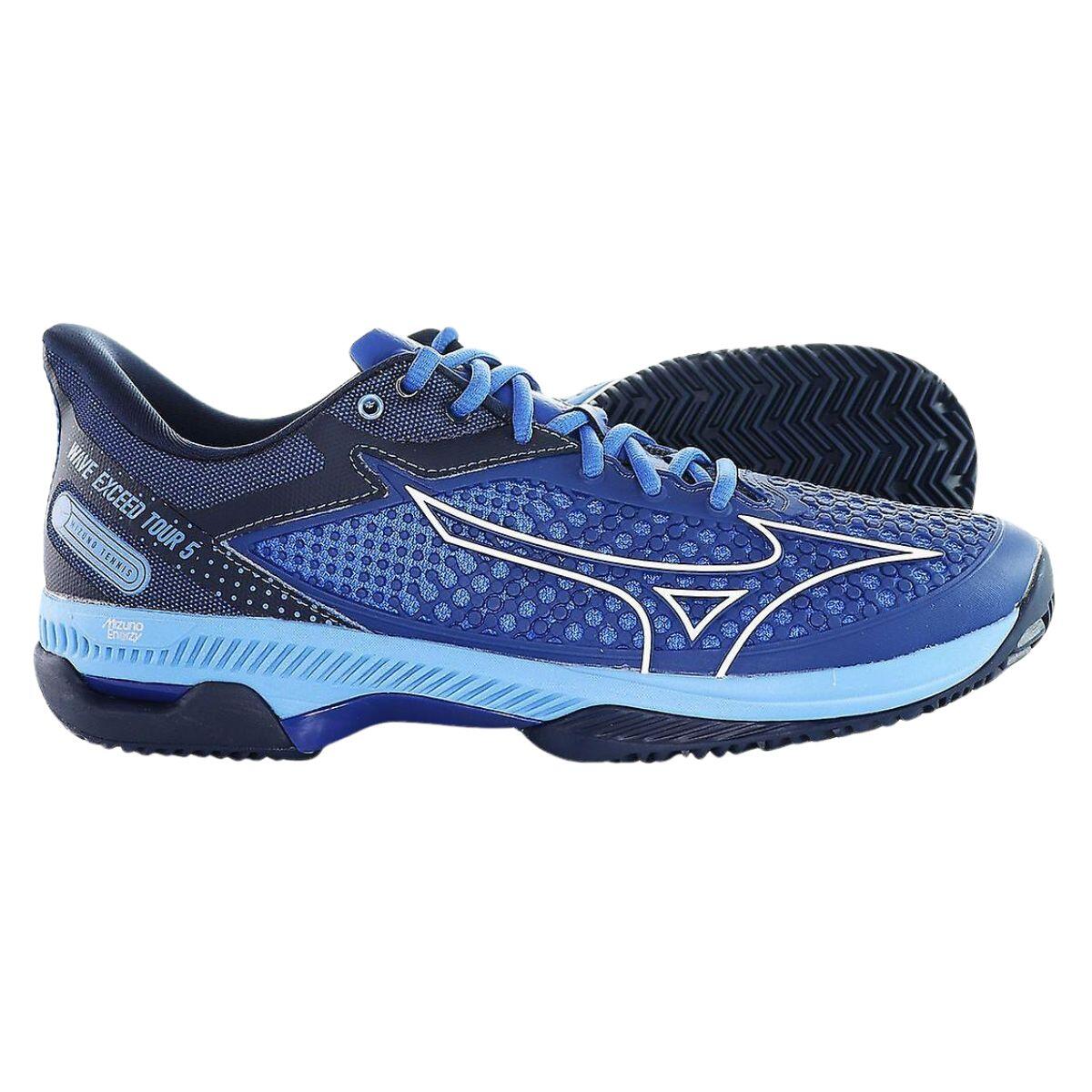 Blue Mizuno Wave Exceed Tour 5 Cc 61gc2274 26 Shoes | Decathlon
