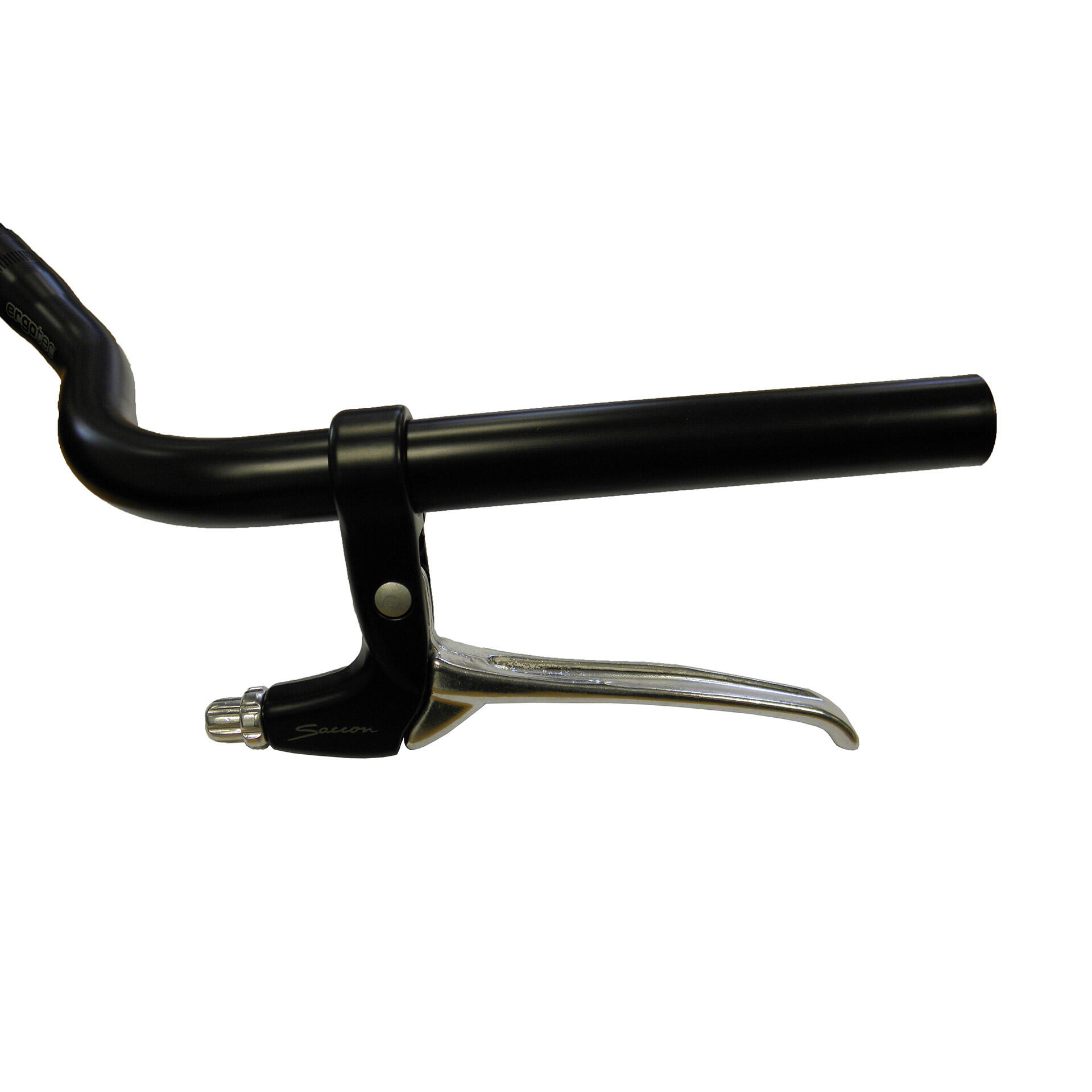 Conjunto de manetes Saccon para Shimano Nexus 7V preto/alumínio 3/4