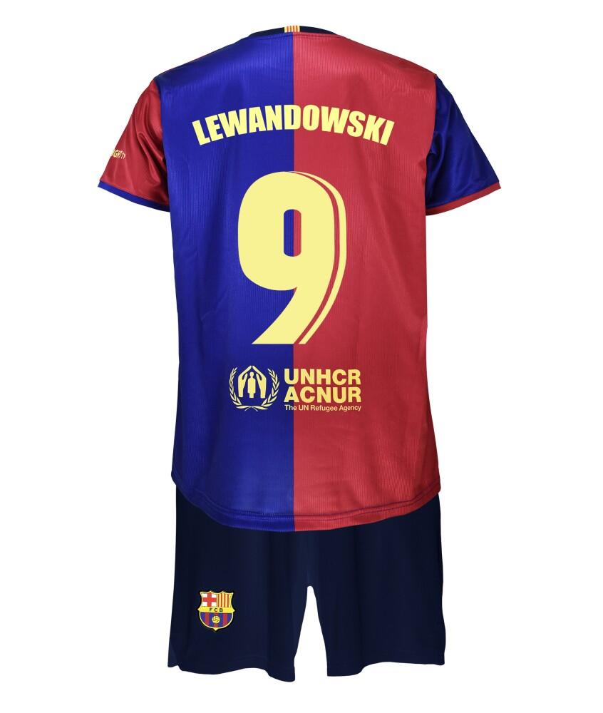 Camiseta Lewandowski Niños FC Barcelona 1ª Equipación 24/25