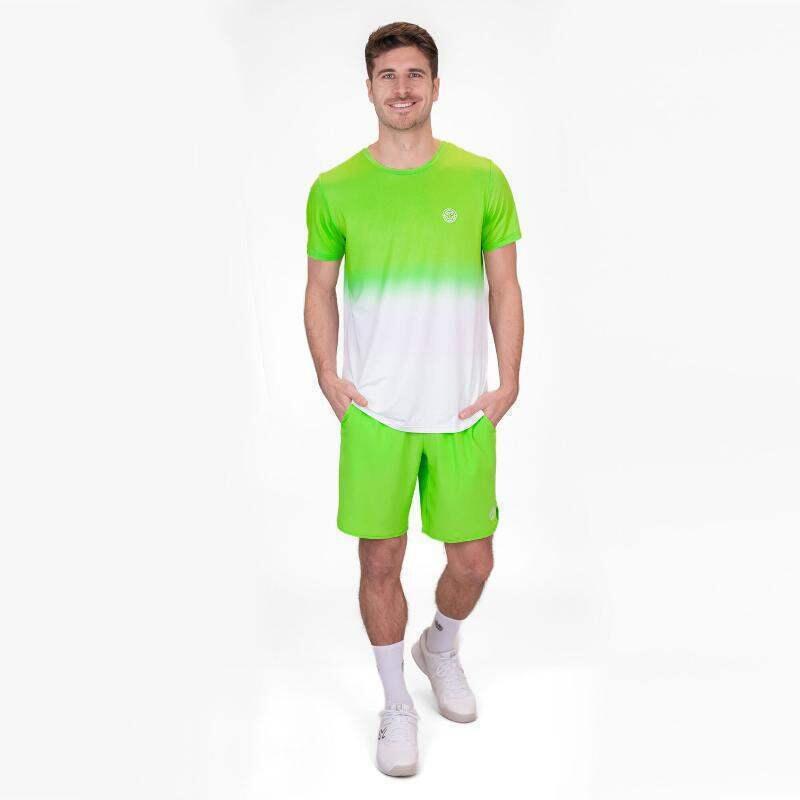 Camiseta Bidi Badu Crew Gradiant Verde Neon Blanco 4/7