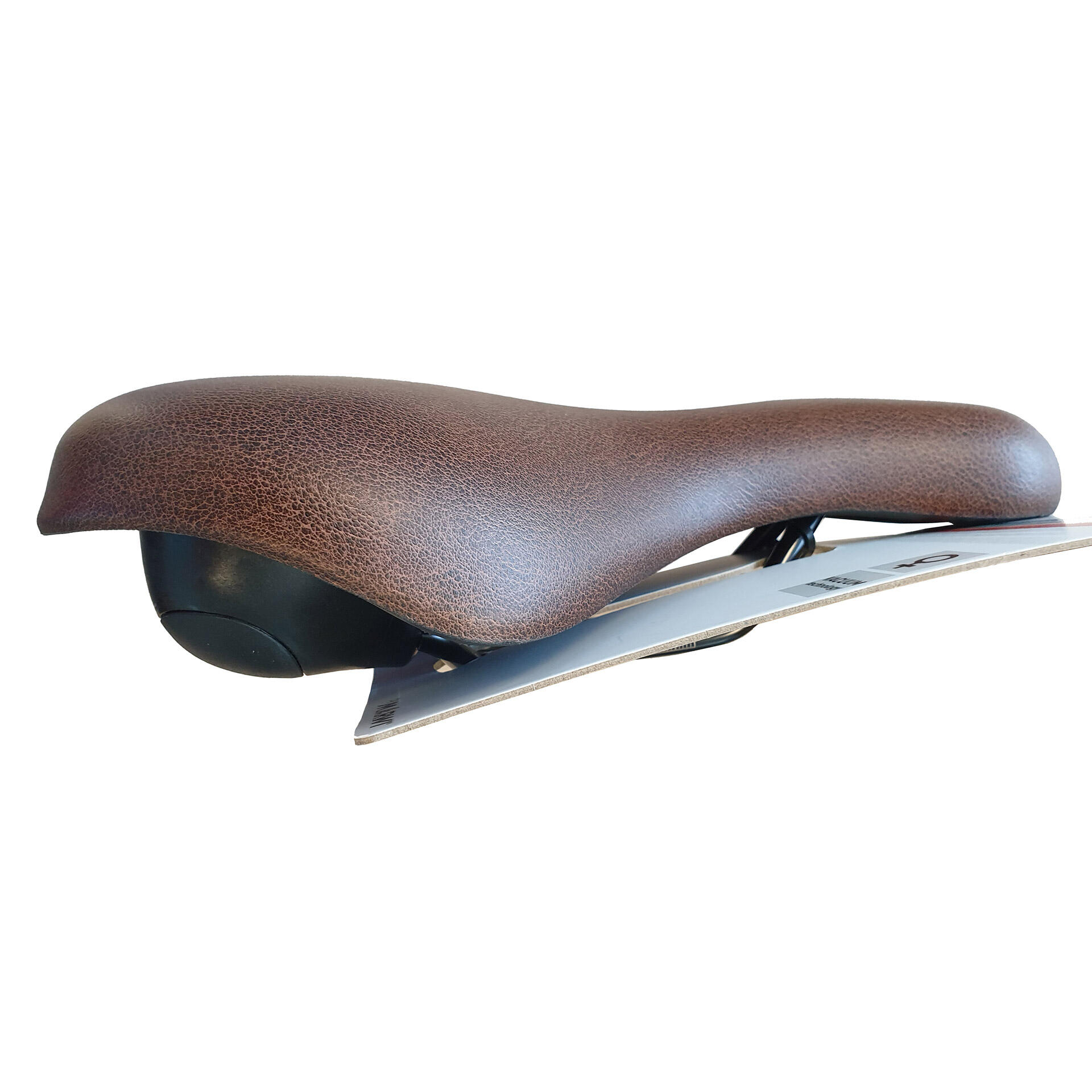 San Remo Saddle Liège avec pare-chocs dames. Brun sans écharpe (pack suspendu 2/2