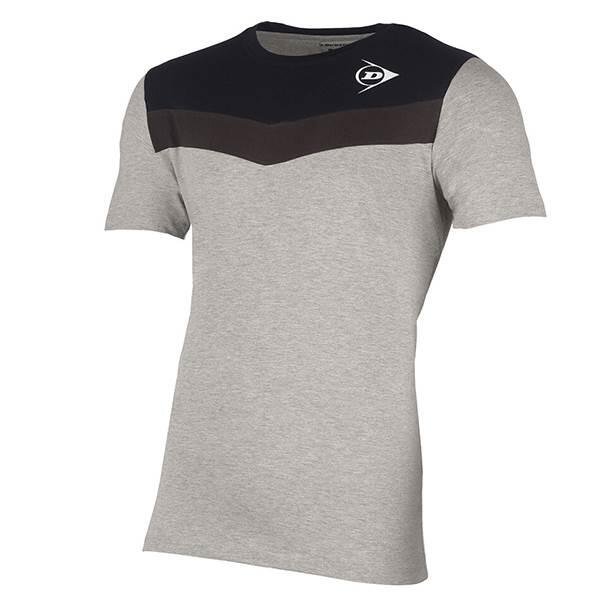 DUNLOP T-Shirt Dunlop Essential Crew Tee Unisex (Cinzento,Preto)