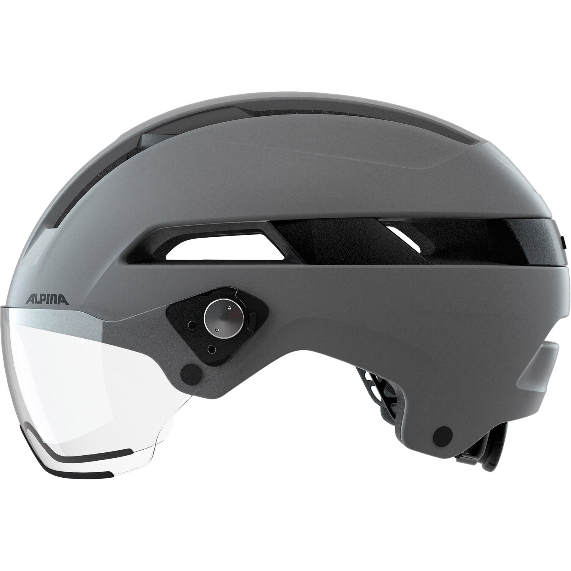 Casco urbano deportivo olímpico Soho Visor 51-56 en Gris Mate 4/5