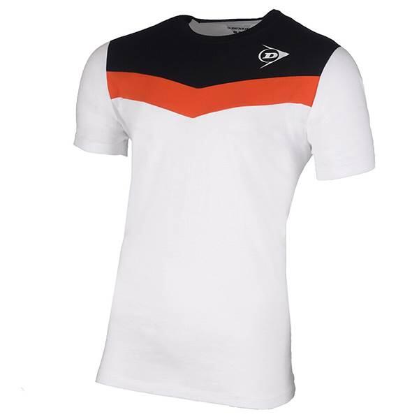 DUNLOP T-Shirt Dunlop Essential Crew Tee Kids (Branco,Laranja,Preto)
