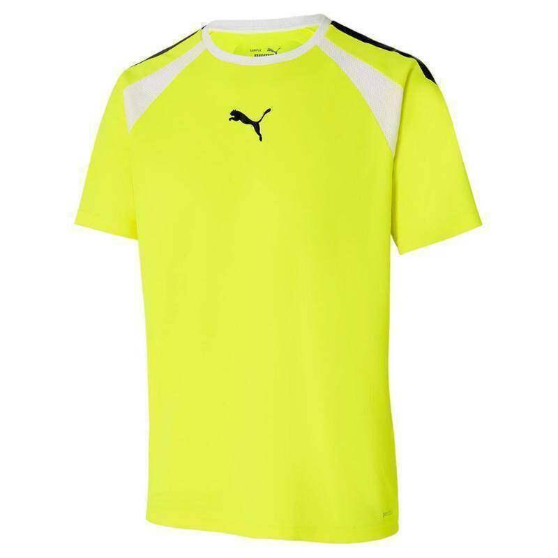 Camiseta de pádel para hombre puma TeamLIGA amarilla 5/5