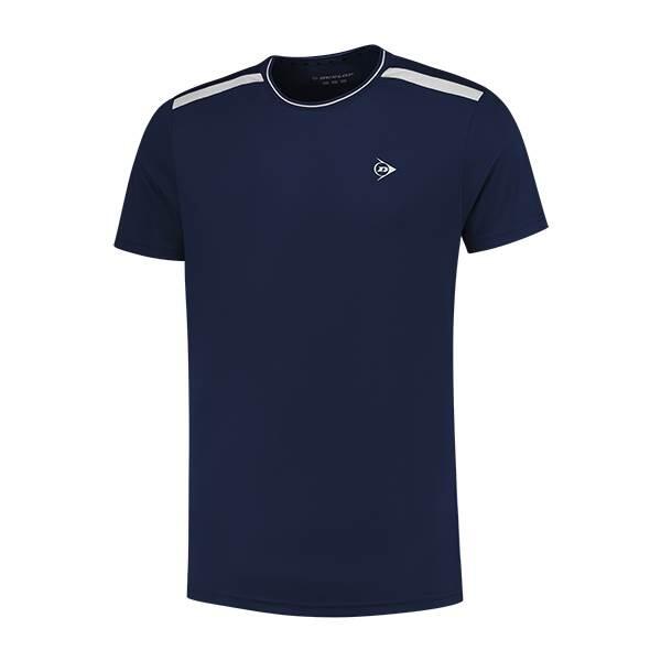 DUNLOP T-Shirt Dunlop Club Crew Tee Homem (Navy,Branco)