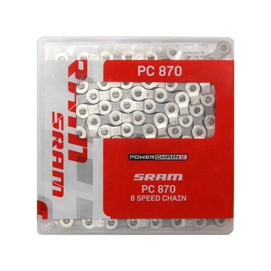 Catena Sram Powerlink 8V con 114 Eslabones per Biciclette