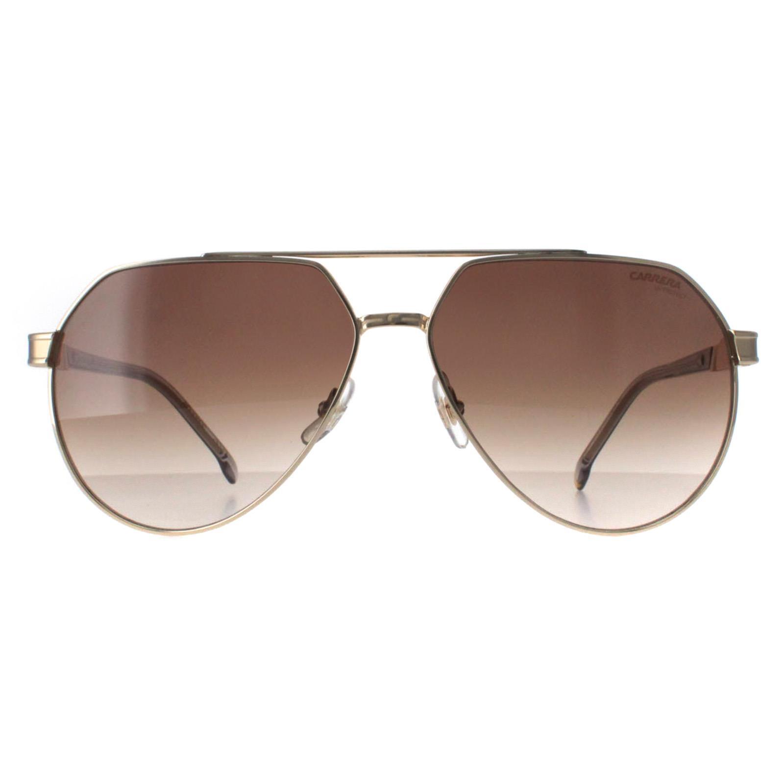 Carrera Aviator Mens Gold Grey Brown Gradient 1067/S